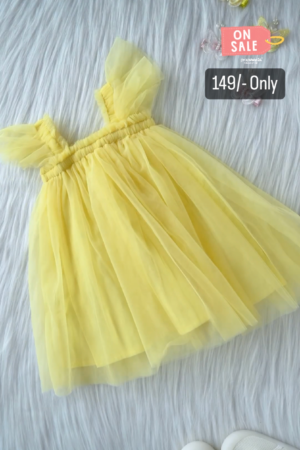 Yellow Color Kids Skirt On Sale