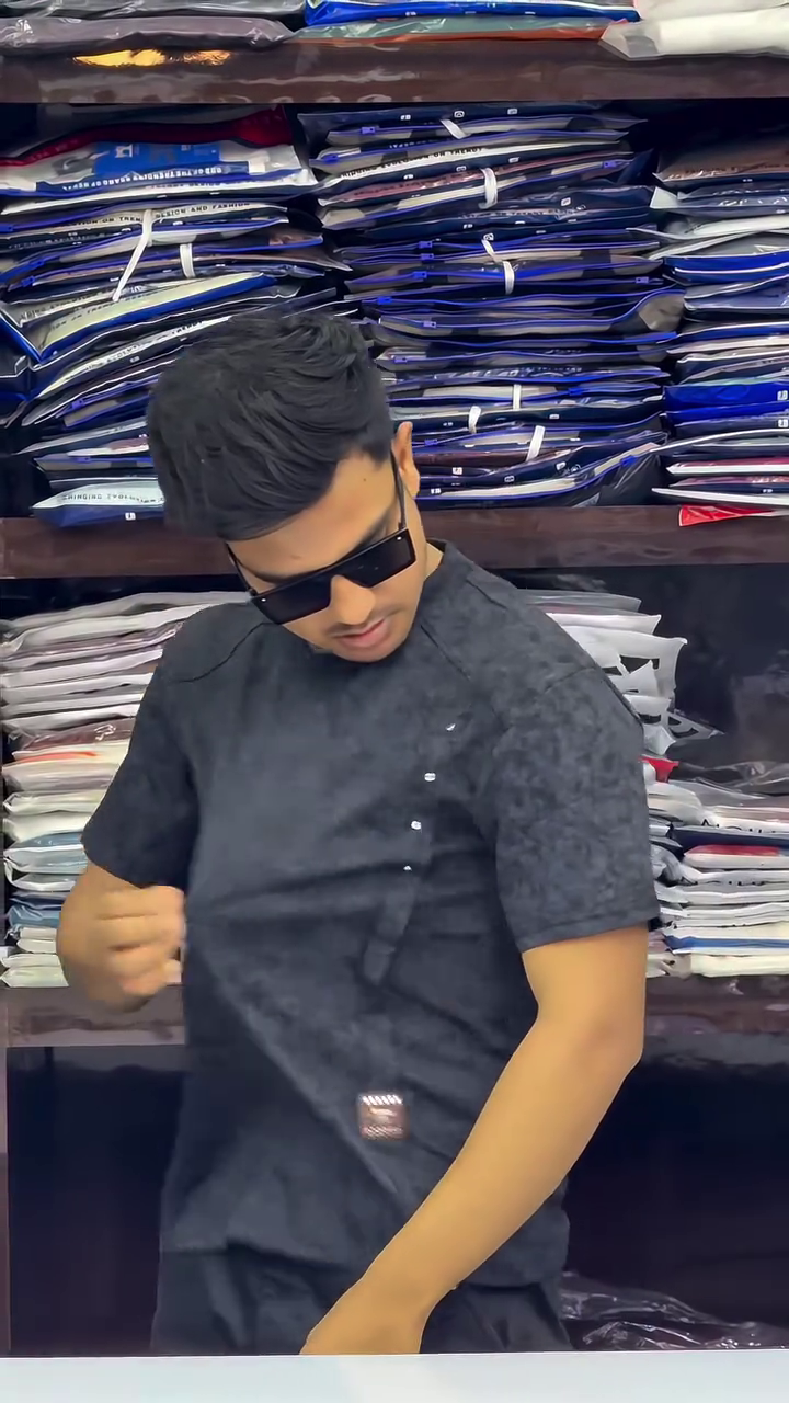 Dark Beige Tie Dye Print T-Shirt - Image 6