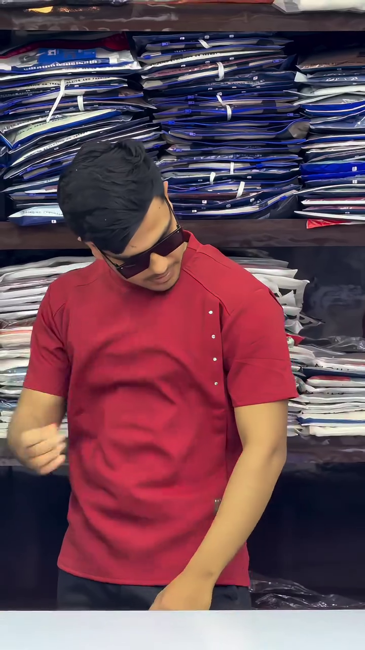 Dark Beige Tie Dye Print T-Shirt - Image 3