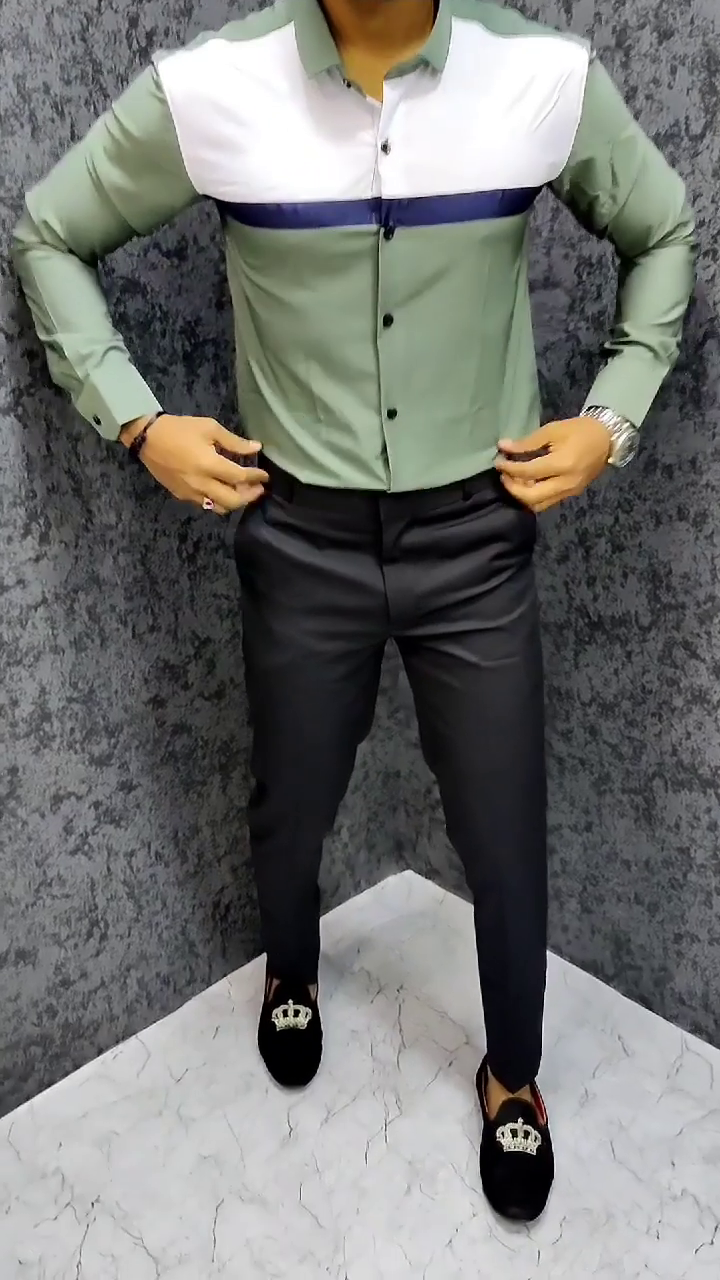 Men's PolyCotton Solid Unstich Dress Material - Image 6