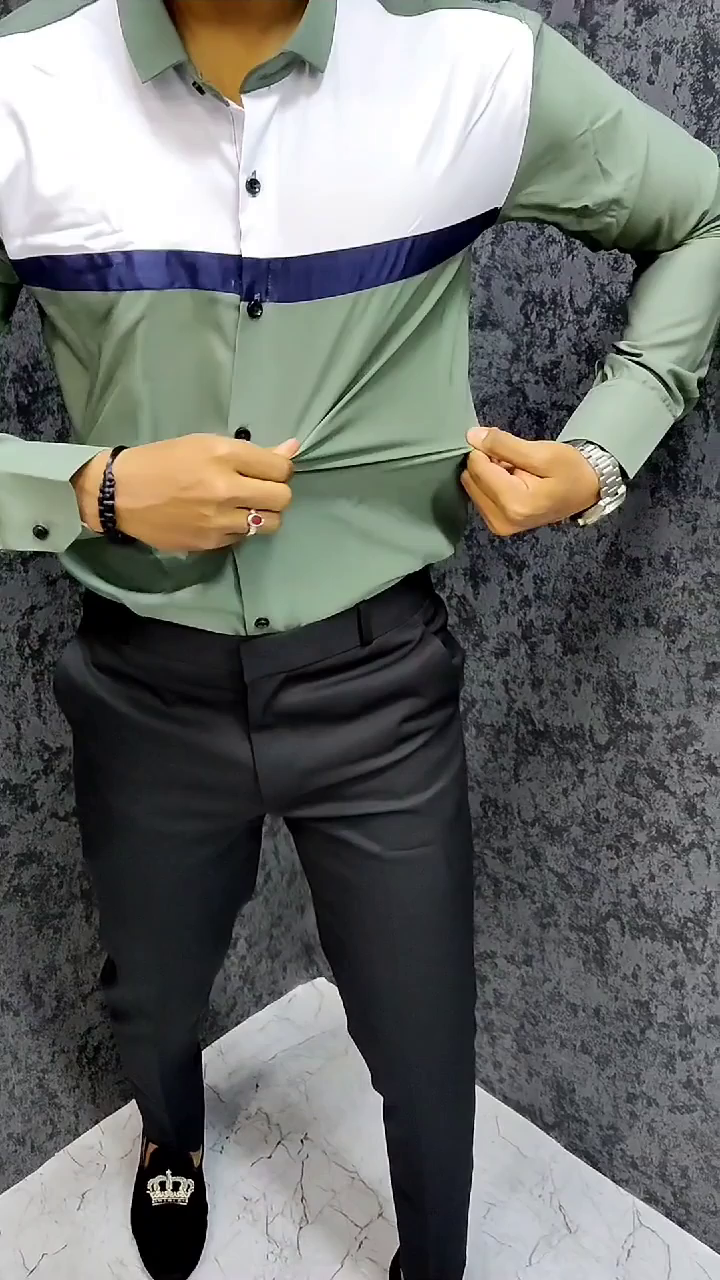 Men's PolyCotton Solid Unstich Dress Material - Image 5