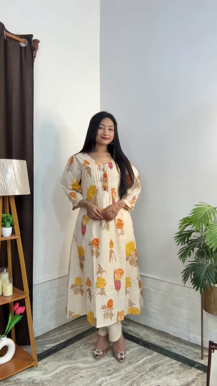 Women’s Cotton Kurta Set - Image 3