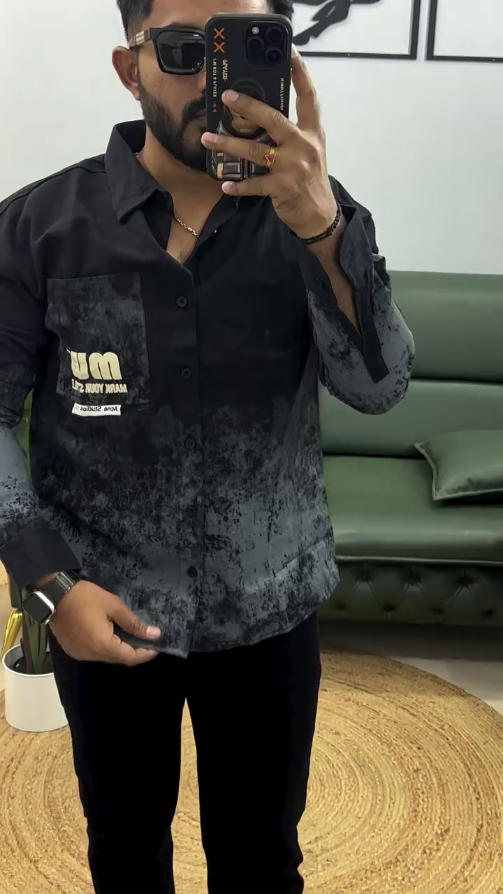 Men’s Two Colour Full Sleeve Shirts