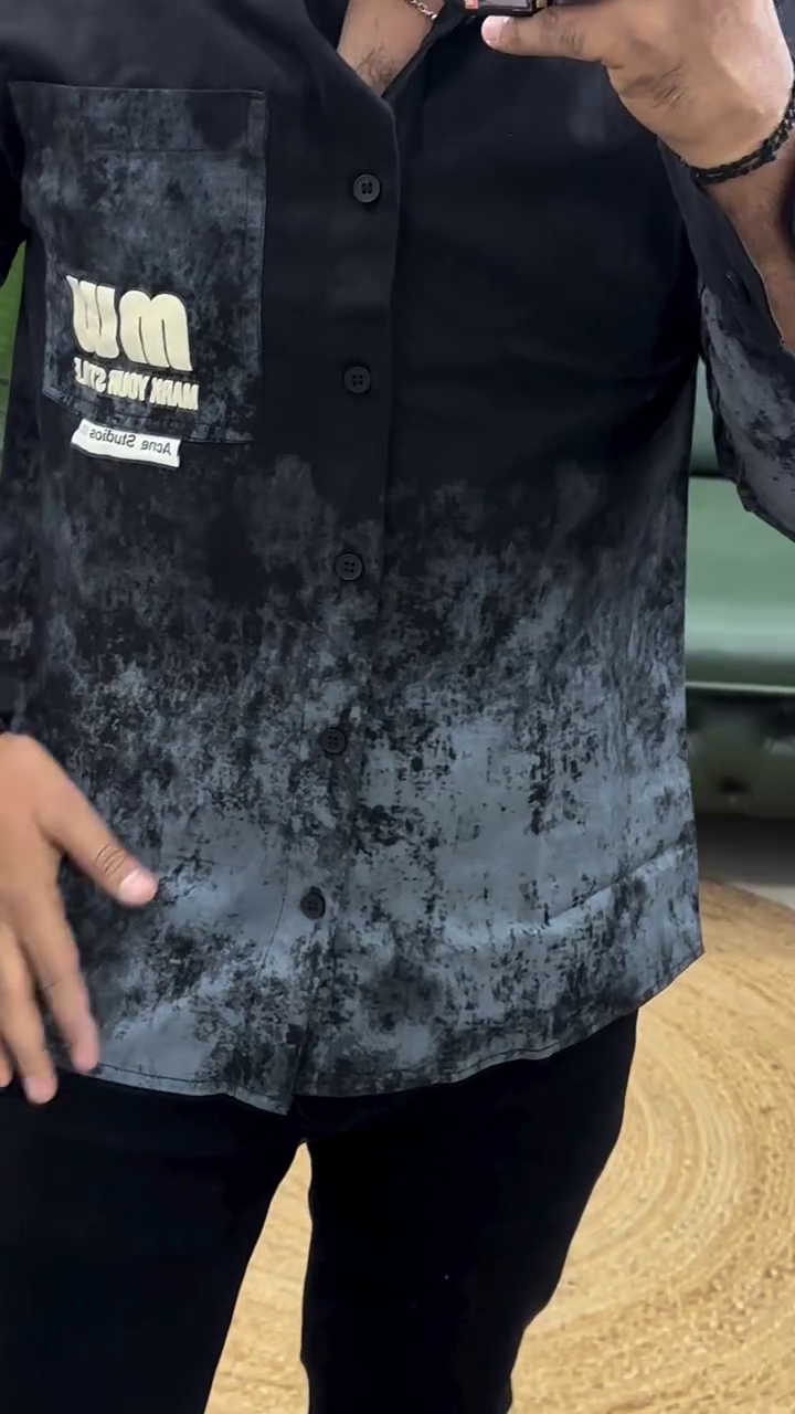 Men’s Two Colour Full Sleeve Shirts - Image 6