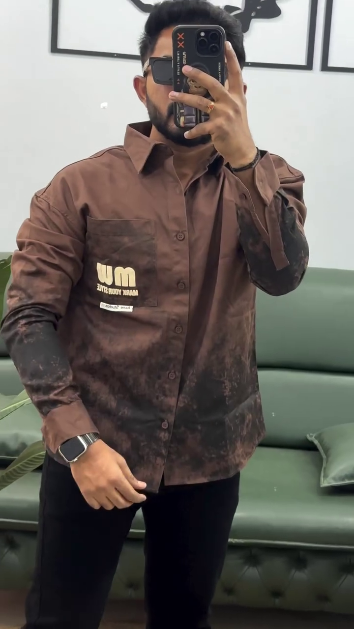 Men’s Two Colour Full Sleeve Shirts - Image 3