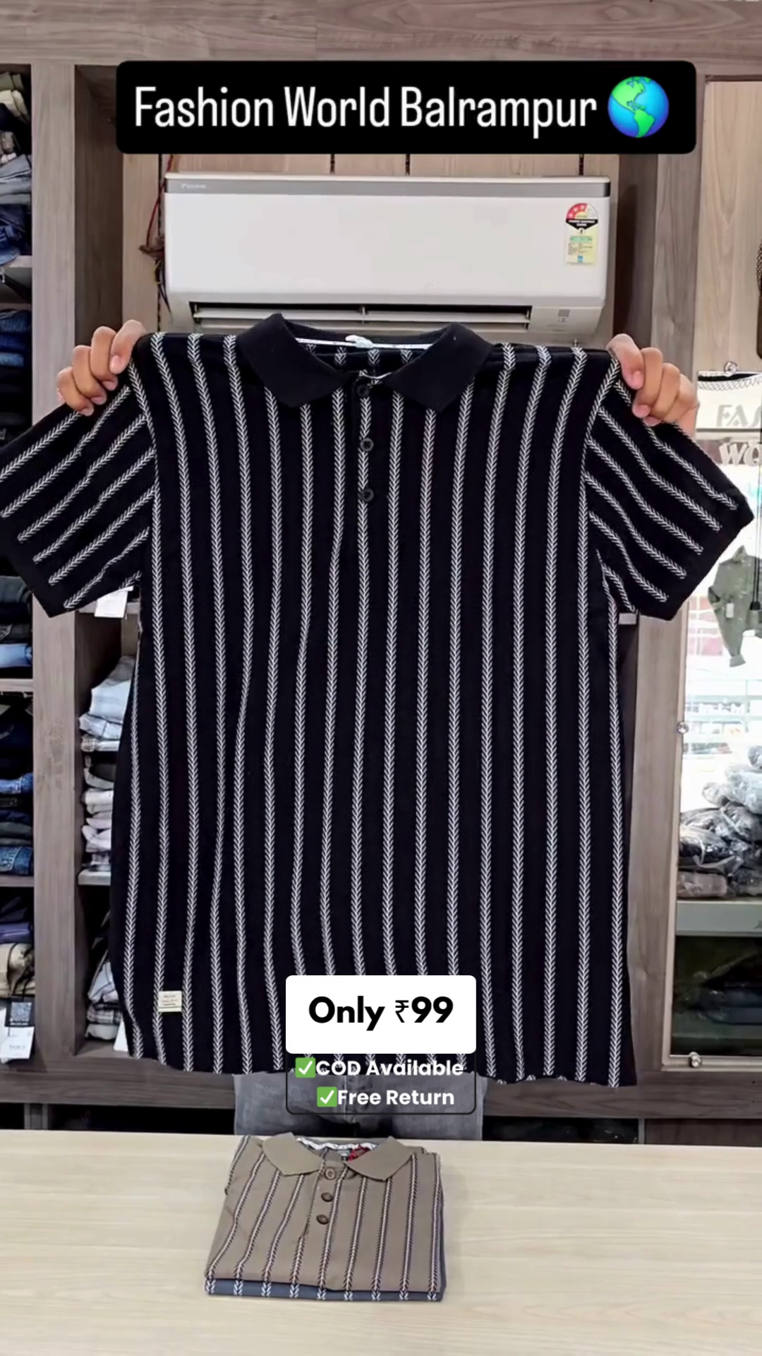 Men’s Striped Linen Tshirts