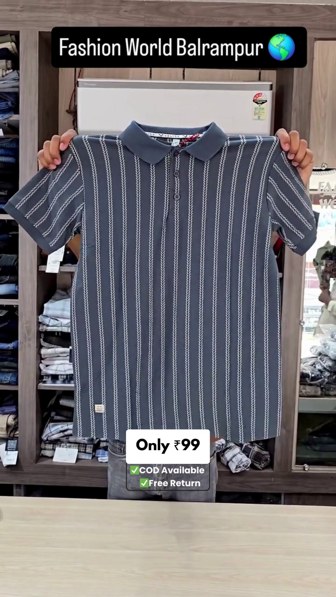 Men’s Striped Linen Tshirts - Image 3