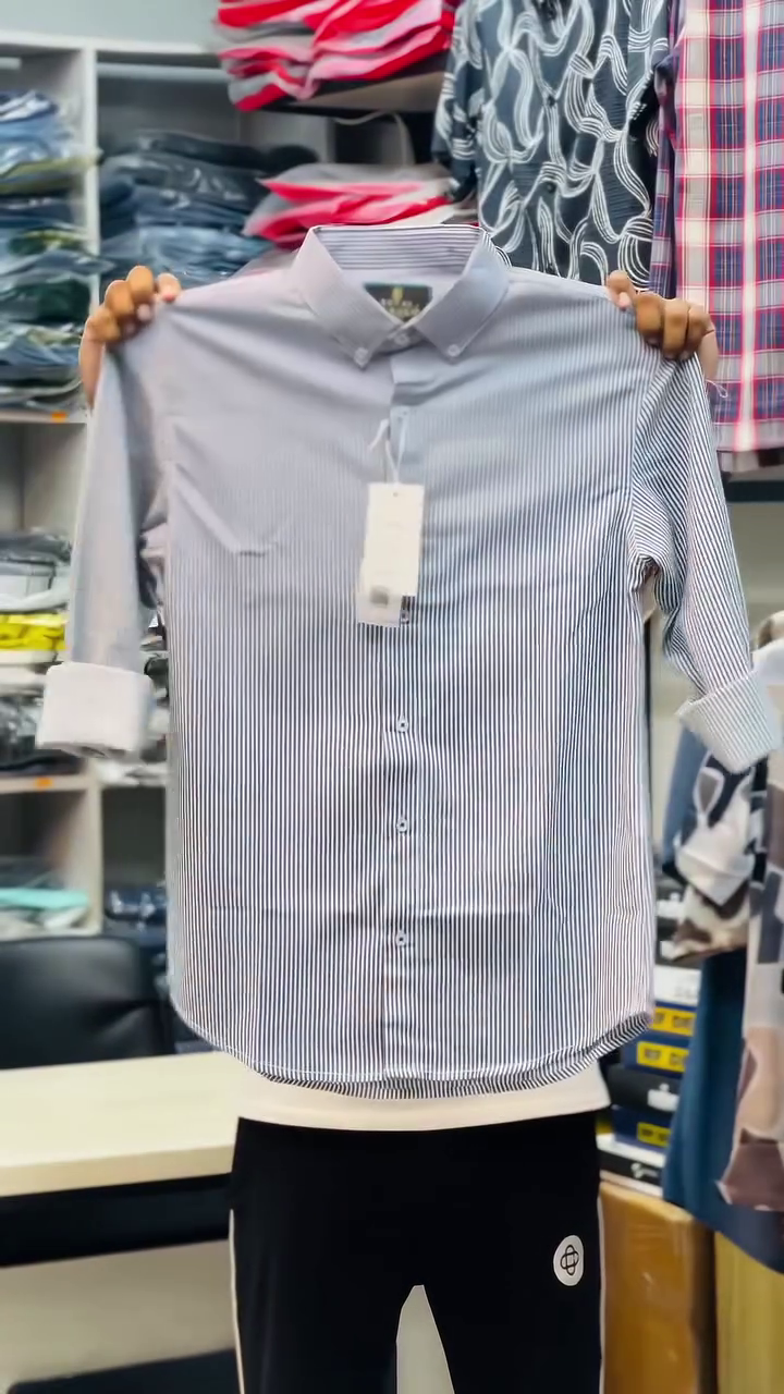 Men’s Full Sleeve Striped (Lineing) Shirts - Image 5