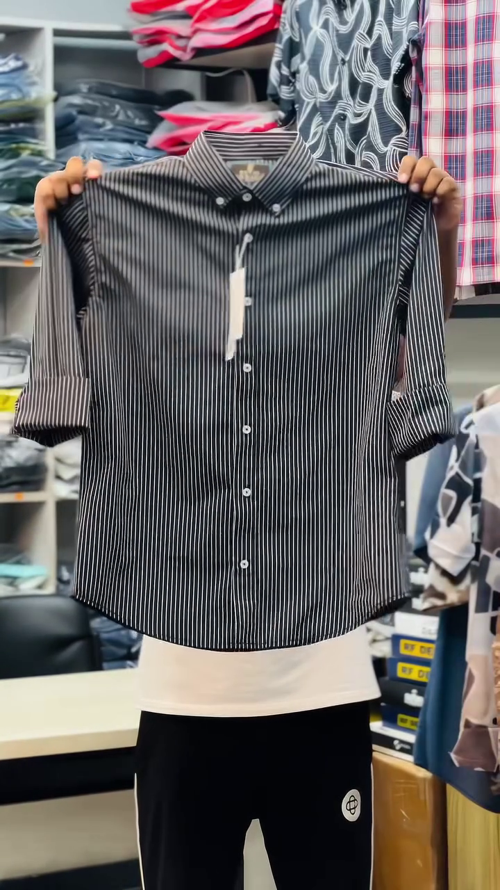 Men’s Full Sleeve Striped (Lineing) Shirts - Image 2