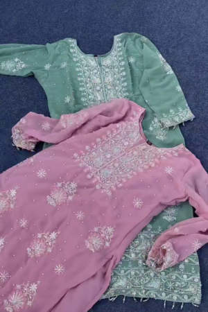 Women's Chikankari Embroidered Salwar Suit