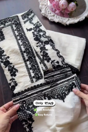 Women's Chikankari Style Kurti with Palazzo Set