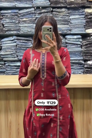 Women's Kurti with Palazzo Set