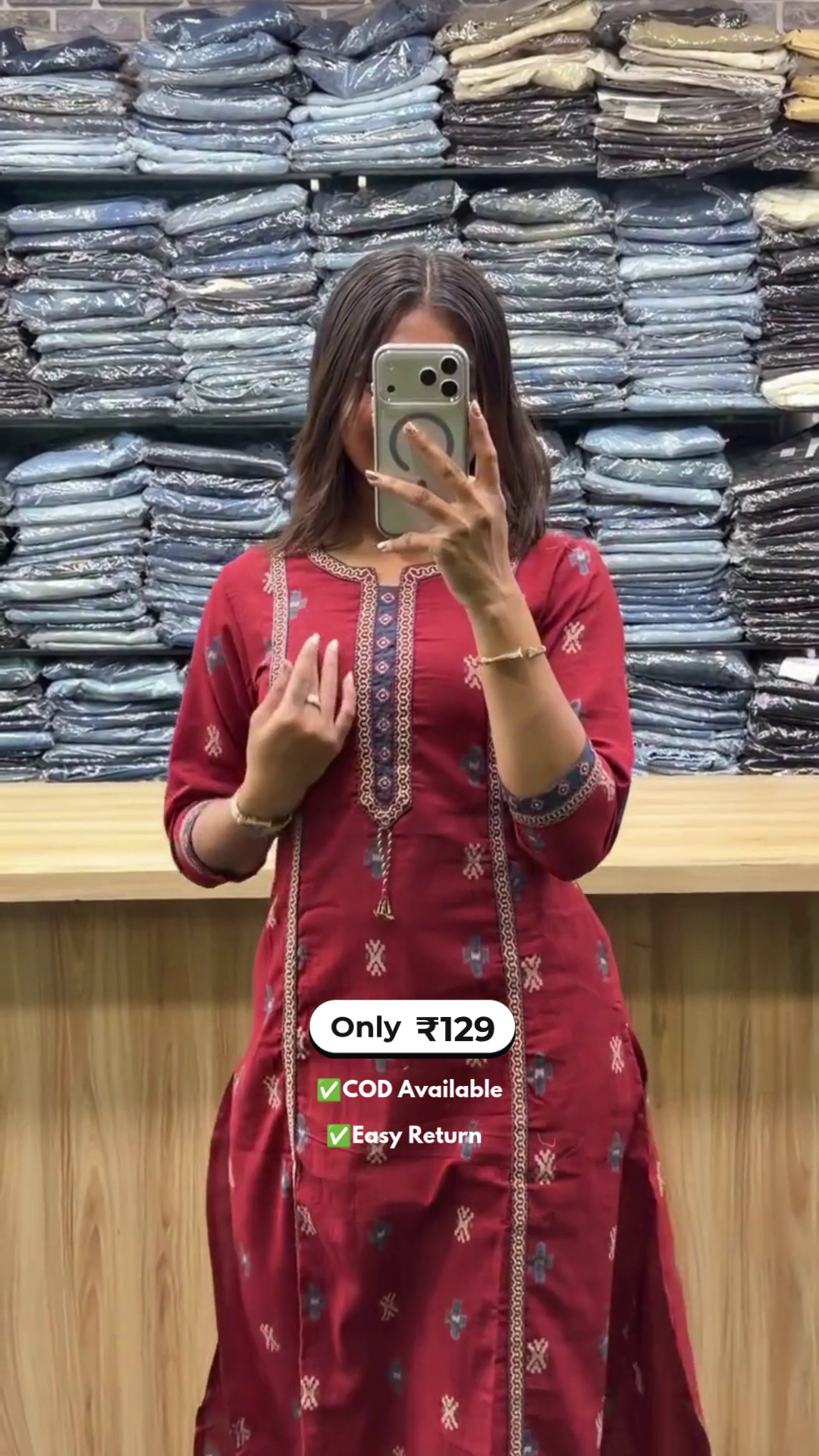 Women's Kurti with Palazzo Set