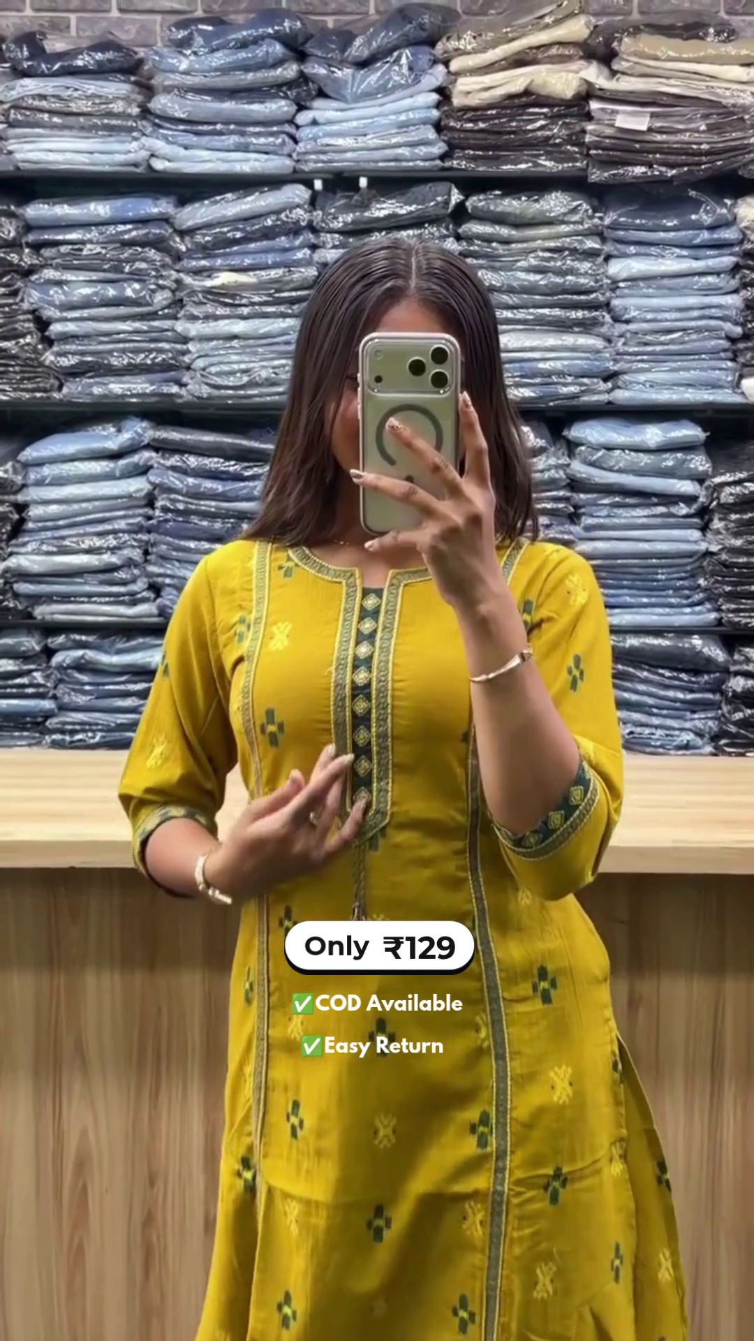 Women's Kurti with Palazzo Set - Image 4