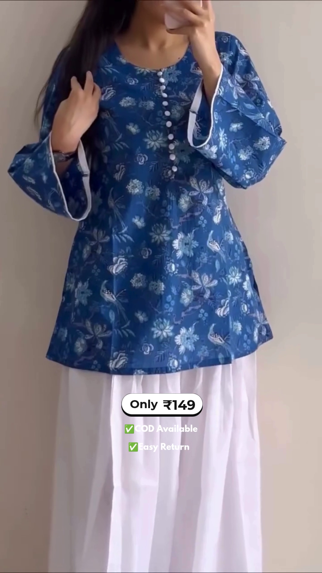 Women's Short Kurti with Palazzo Set - Image 4