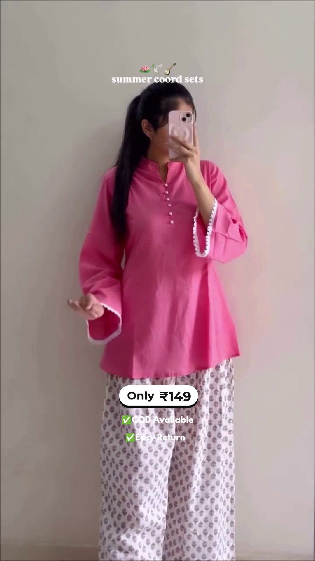 Women's Short Kurti with Palazzo Set - Image 3