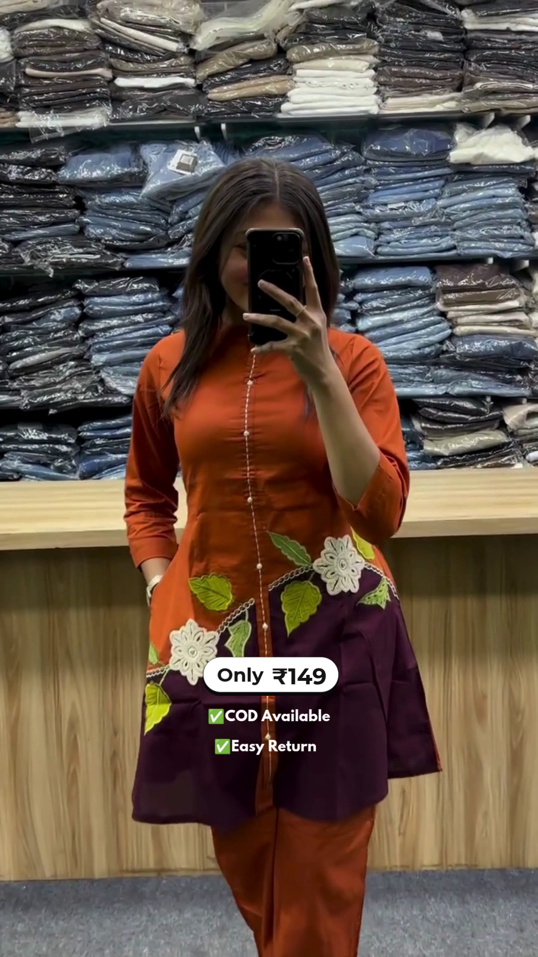 Stylish Women's Co-Ord Set with Designer Printed Work - Image 3