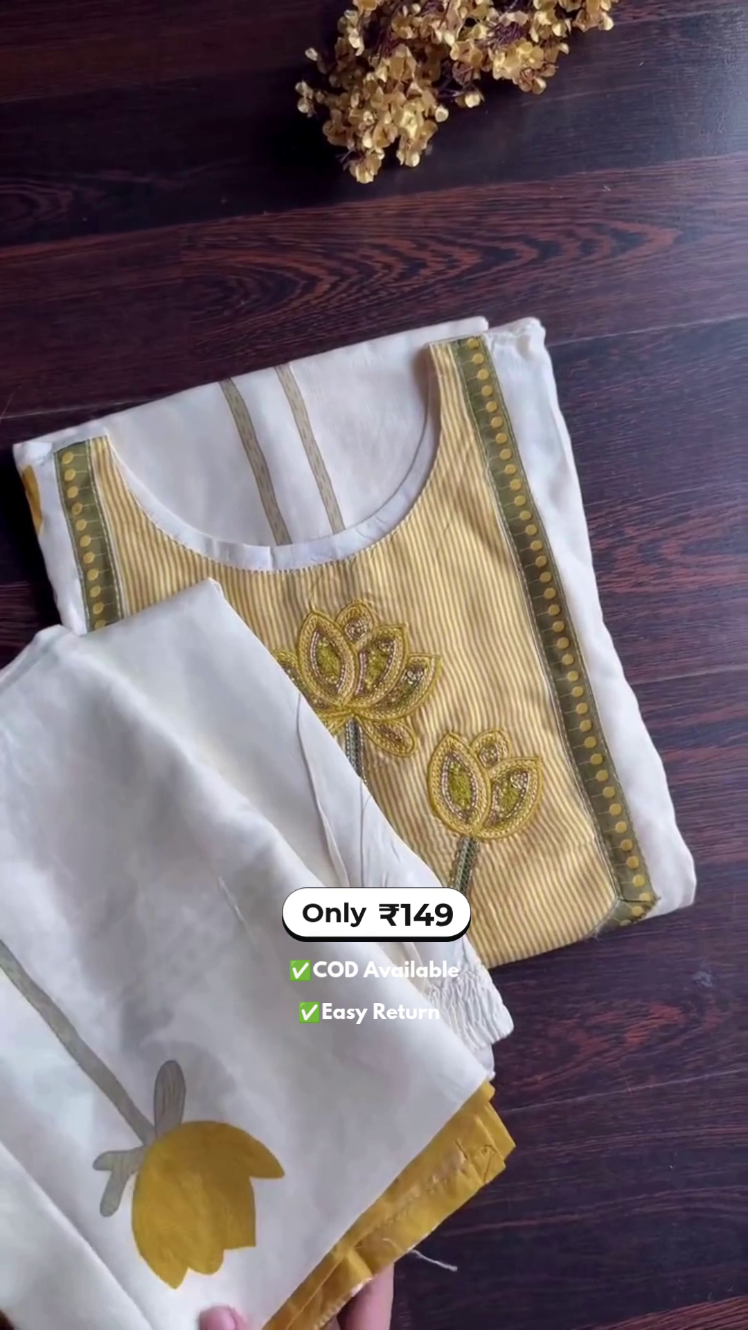 Elegant Women's Long Kurti with Designer Work - Image 2