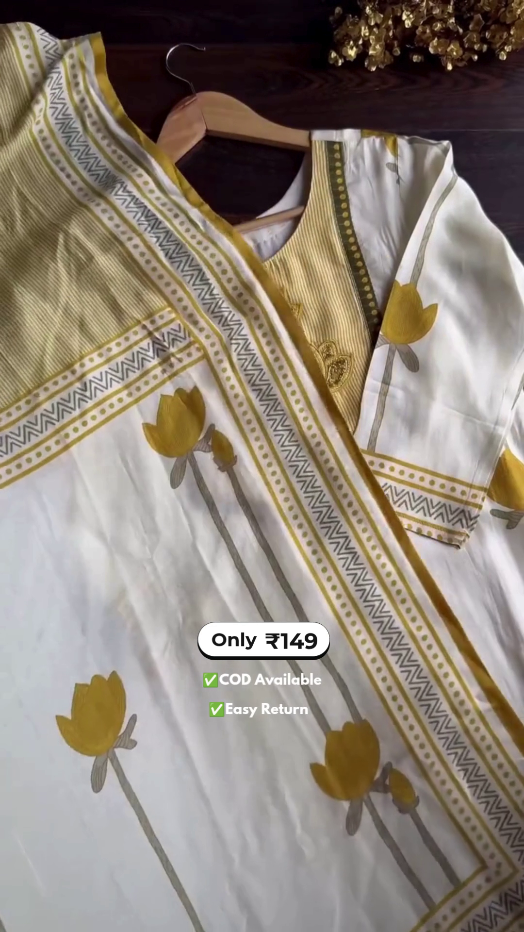 Elegant Women's Long Kurti with Designer Work - Image 4