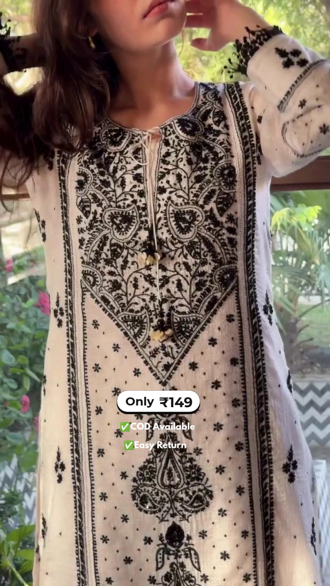 Women’s Chikankari Kurta Set - Image 5