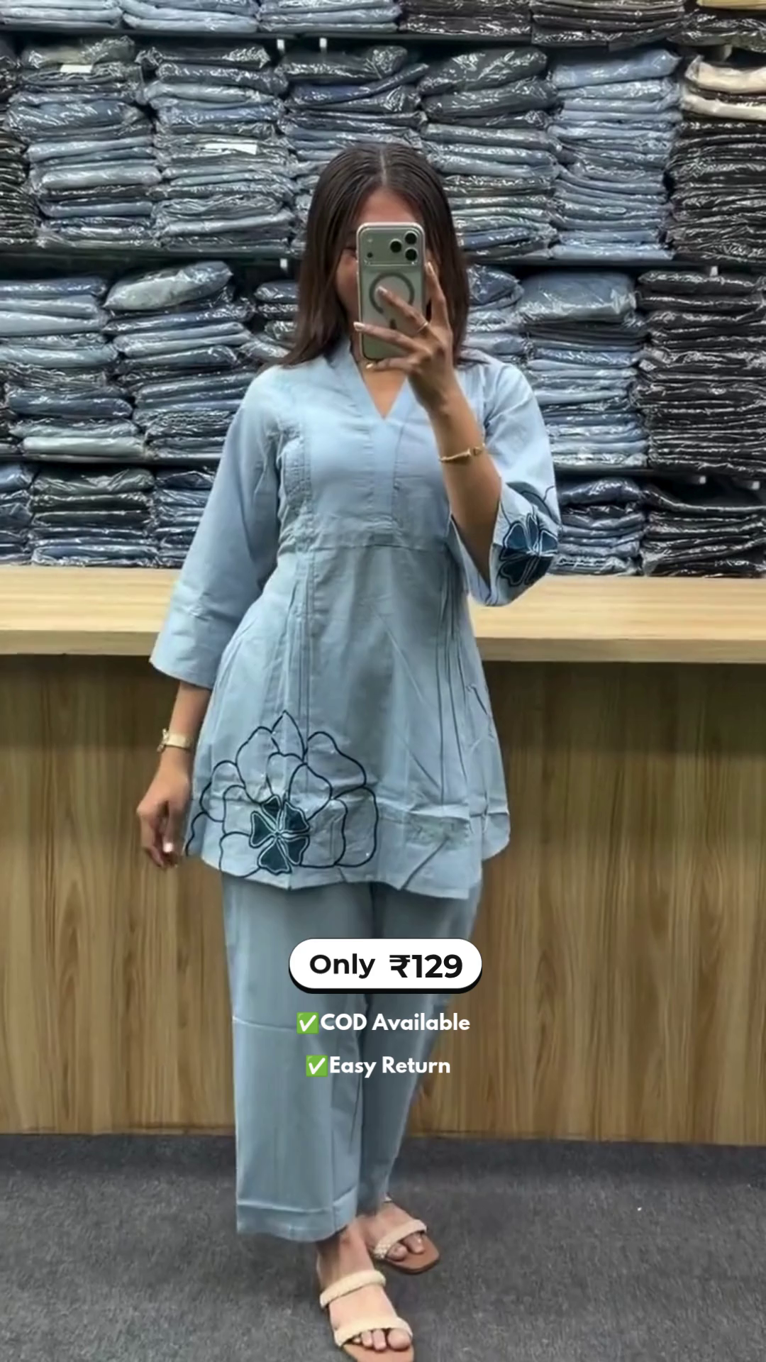 Elegant Women’s Rose Printed Co-Ord Sets - Image 3