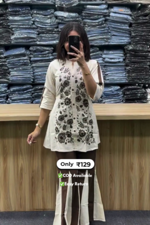 Stylish Women’s Co-Ord Set with Bootcut Pants