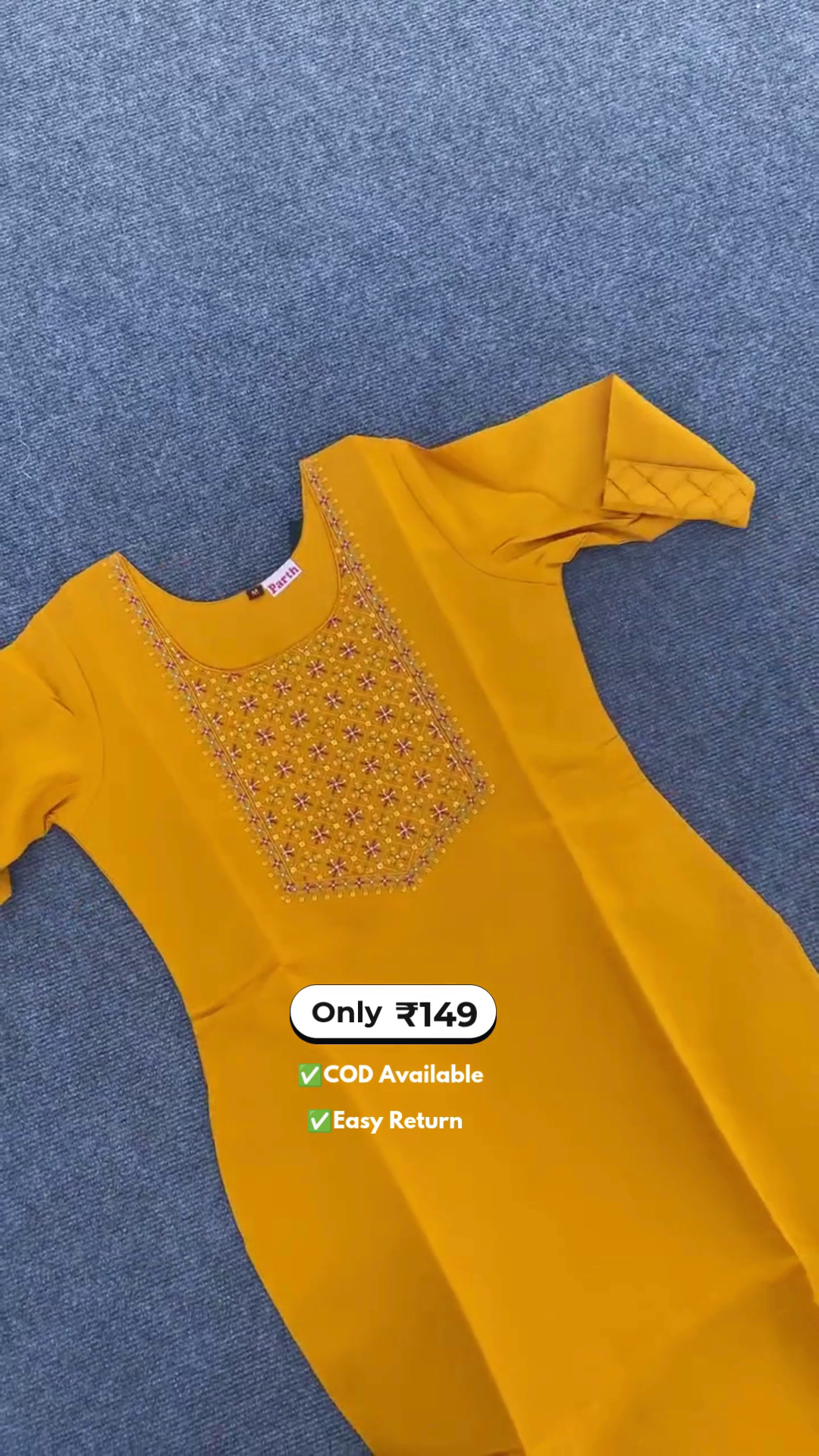 Women's Haldi Yellow Dress Suit with Contrast Dupatta