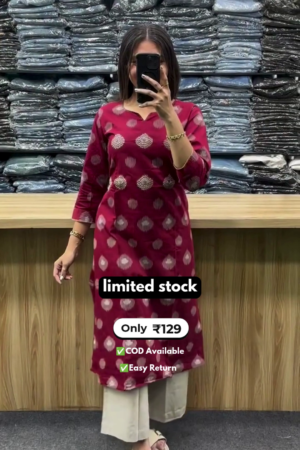 Women’s Kurta with Palazzo Set